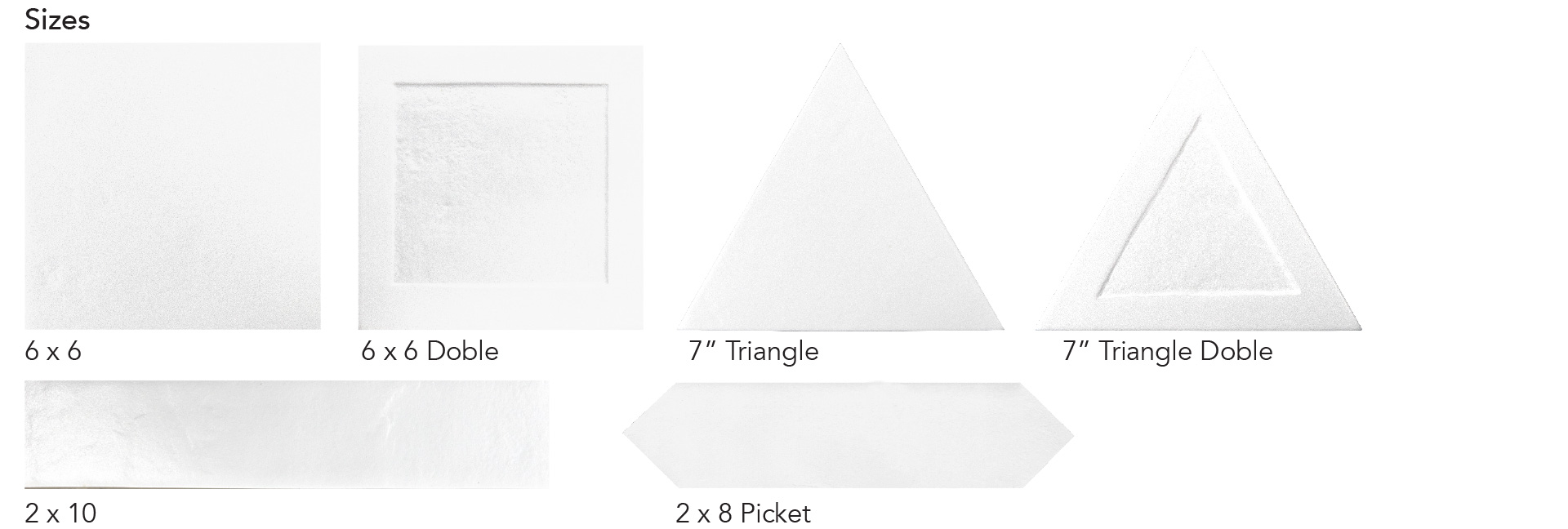 sizes