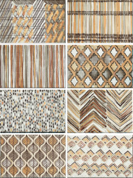 beige and orange mix